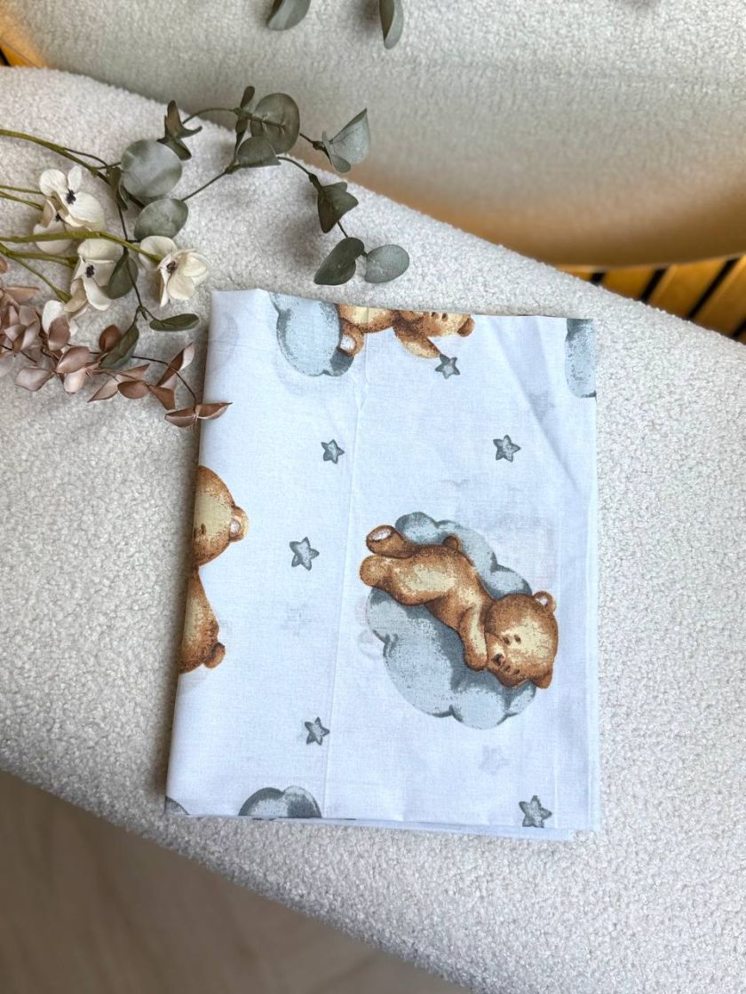 ❤ Пелюшки, ситцеві 90×110см. Принт - Ведмедик на хмаринці (#14991283) ✓ Anna Konvert