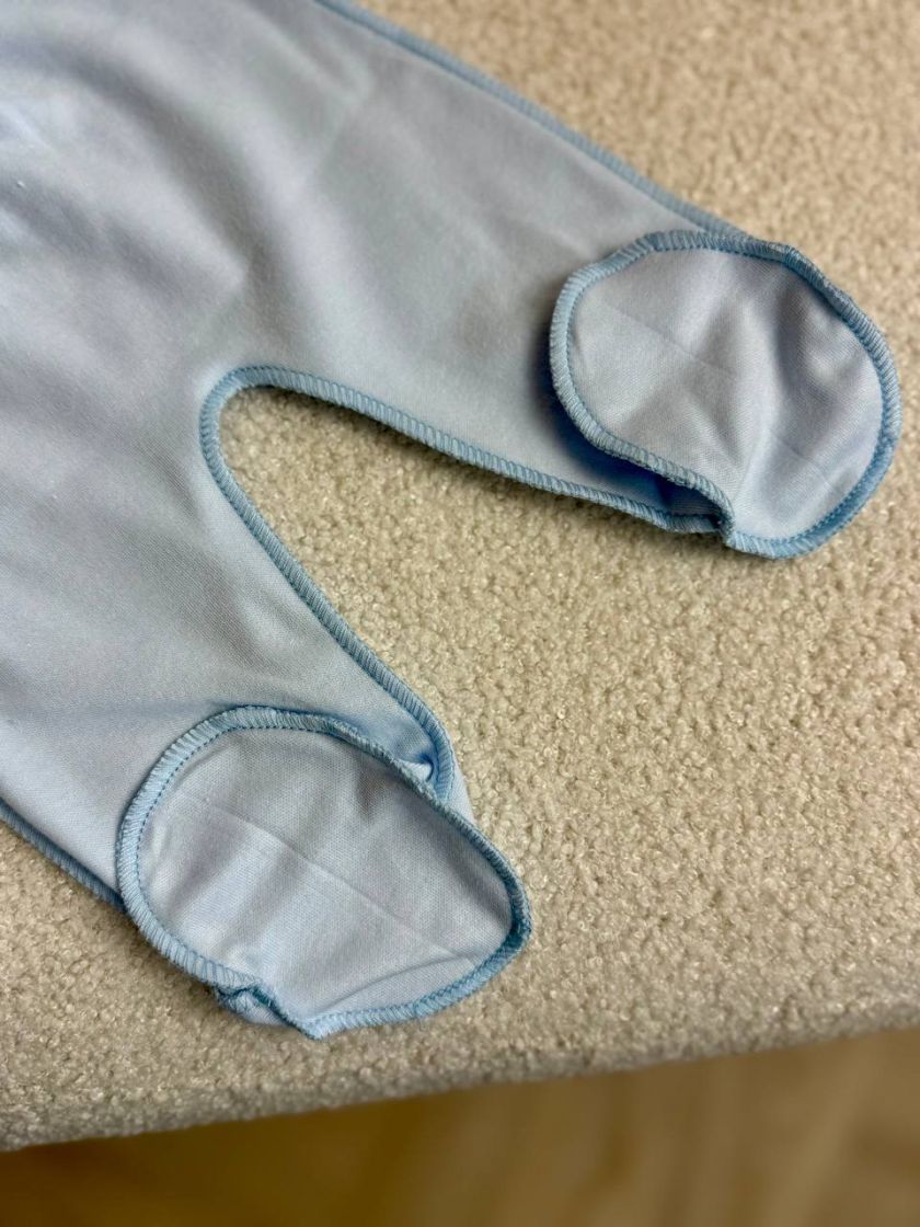 ❤ Комплект 3ка з боді інтерлок, 56р. Принт - Міккі на блакитному (#73001525) ✓ Anna Konvert