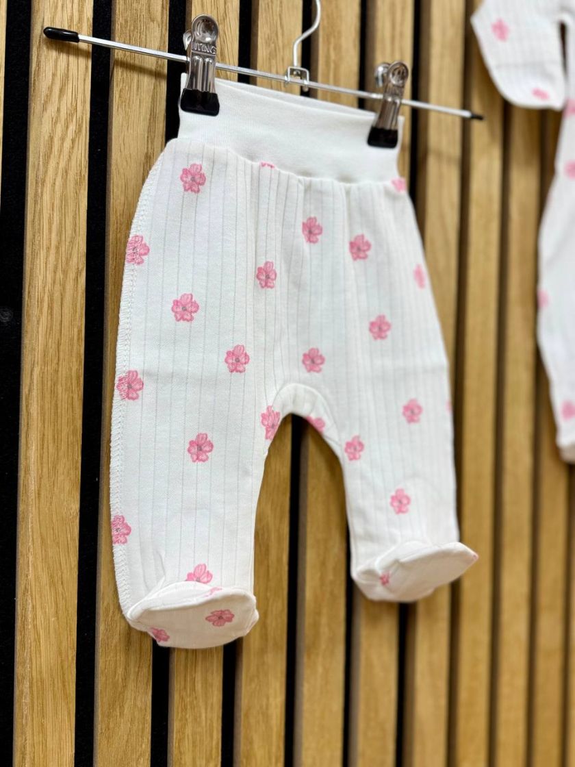 ❤ Комплект 4 предмети, інтерлок, Smile. Принт - Квітки сакури. Розмір - 56 (#61989305) ✓ Anna Konvert