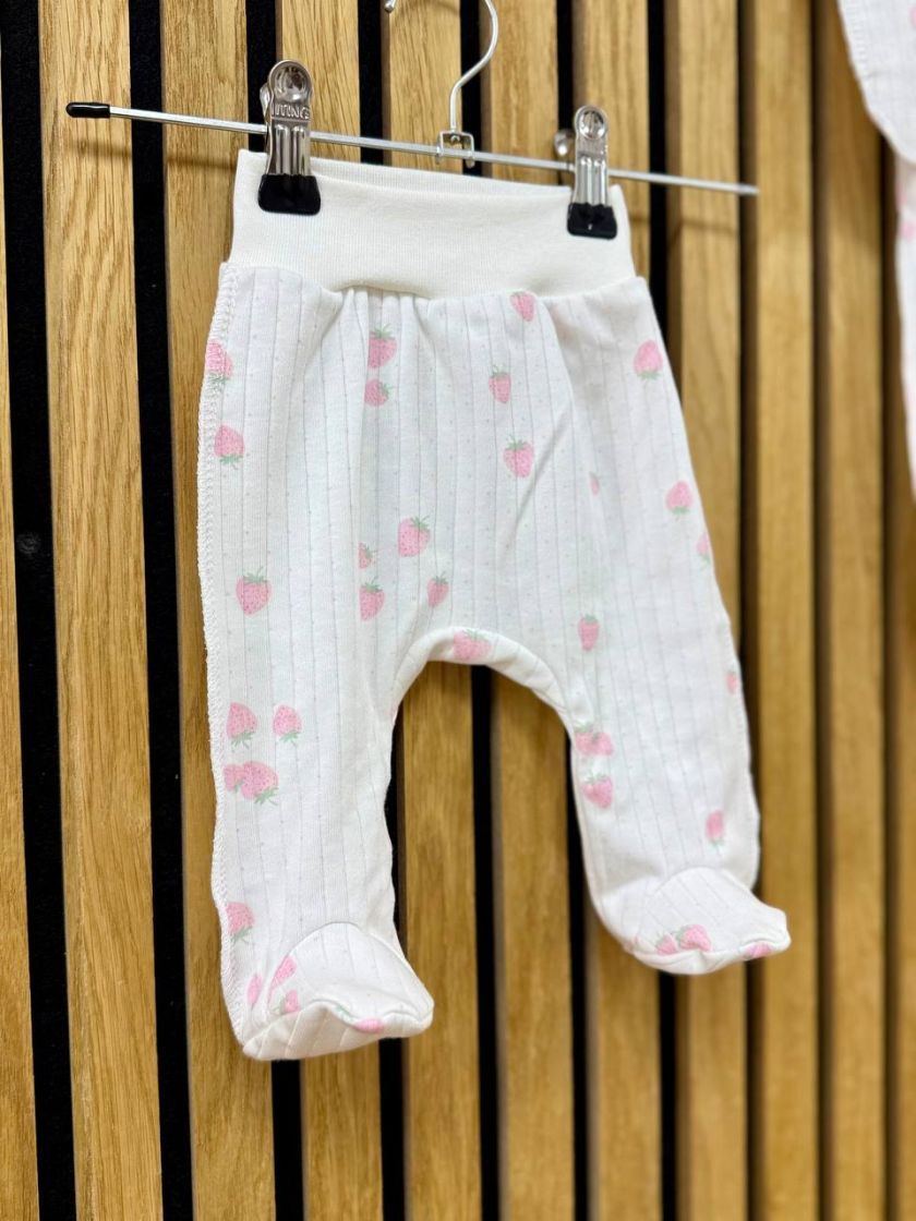 ❤ Комплект 4 предмети, інтерлок, Smile. Принт - Полунички. Розмір - 56 (#35333375) ✓ Anna Konvert