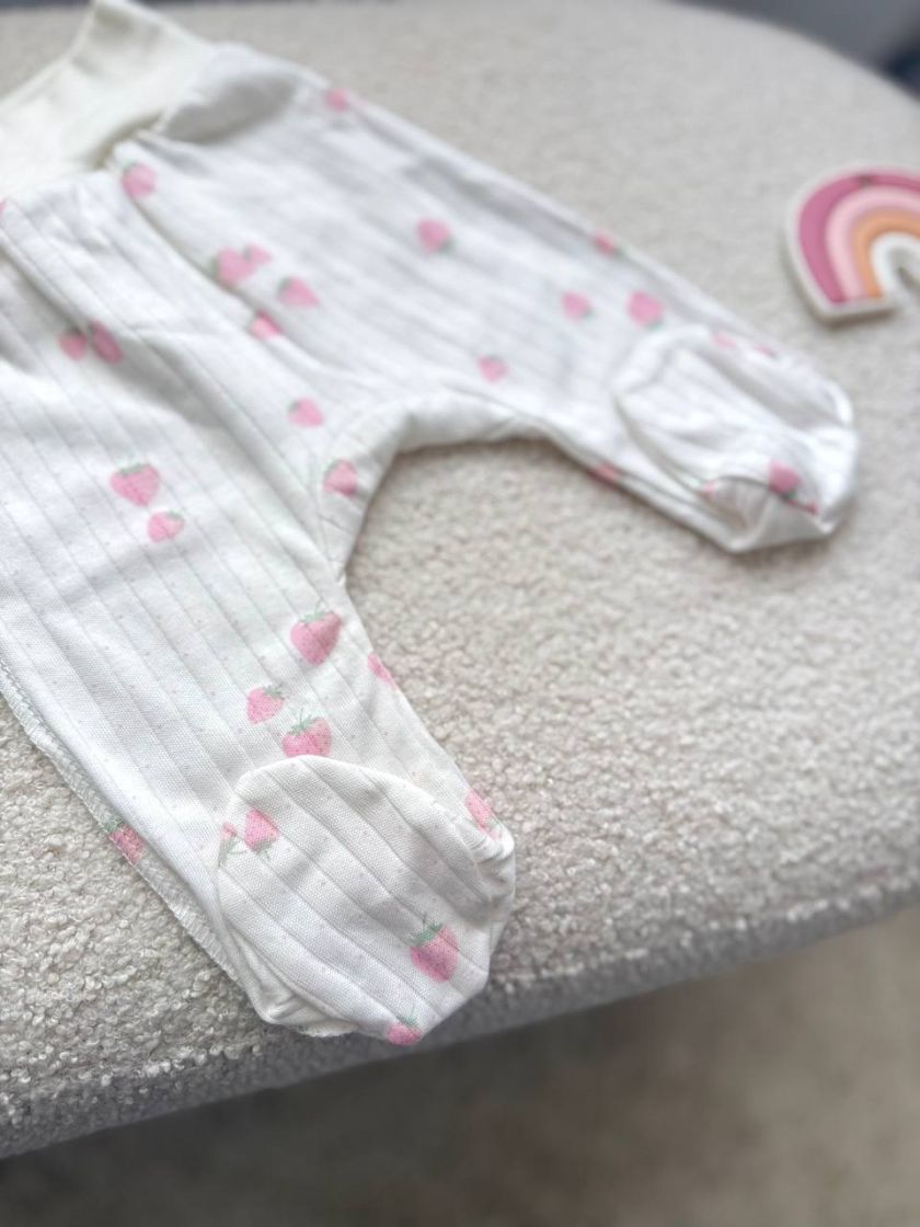 ❤ Комплект 3ка з сорочкою, інтерлок 56см Smile. Принт - Зайчик в чашці. Розмір - 56 (#24379653) ✓ Anna Konvert