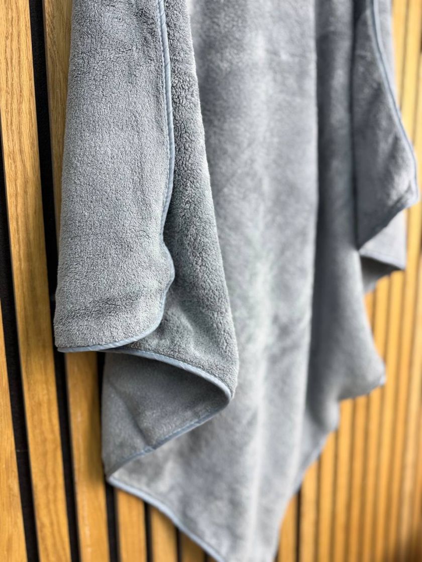 ❤ Рушник-кутик дитячий, 90см на 90см. Принт - Графіт (#42574140) ✓ Anna Konvert