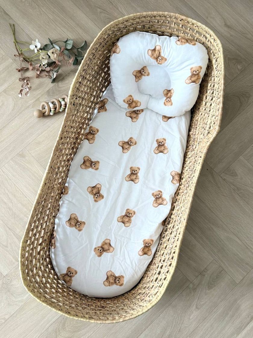 ❤ Простирадло непромакаюче у візочок та подушка. Принт - Ведмідь сидячий новий (#60662413) ✓ Anna Konvert