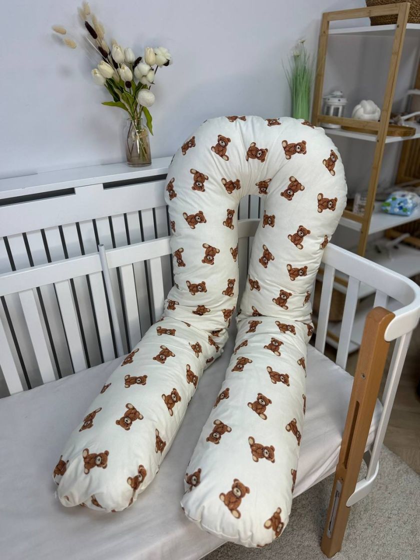 ❤ Подушка для вагітних. Принт - Ведмеді сидячі на пісочному (#69342670) ✓ Anna Konvert