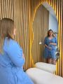❤ Комплект сорочка та халат для годування, 48-50 "Кант". Колір - Блакитний (#33302331) ✓ Anna Konvert