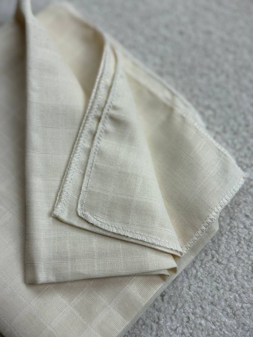 ❤ Пелюшки муслінові двошарові. Принт - Айворі однотон (#2052644) ✓ Anna Konvert