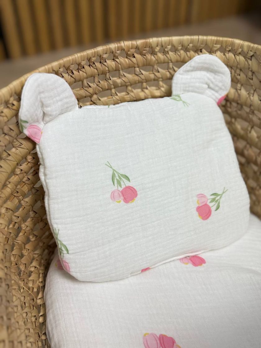 ❤ Набір у візочок мусліновий. Колір - Дрібні тюльпани (#92071825) ✓ Anna Konvert