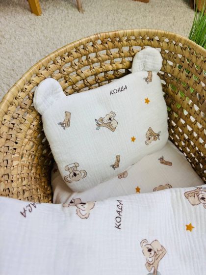 ❤ Набір у візочок мусліновий. Колір - Коала з місяцем (#71161913) ✓ Anna Konvert 2