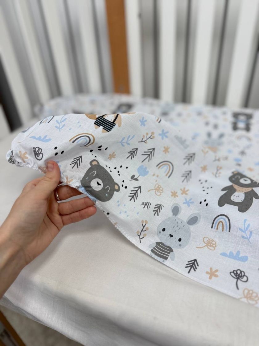 ❤ Змінна дитяча постіль, підковдра 110см на 90см. Принт - Лисичка та звірі (#94445882) ✓ Anna Konvert