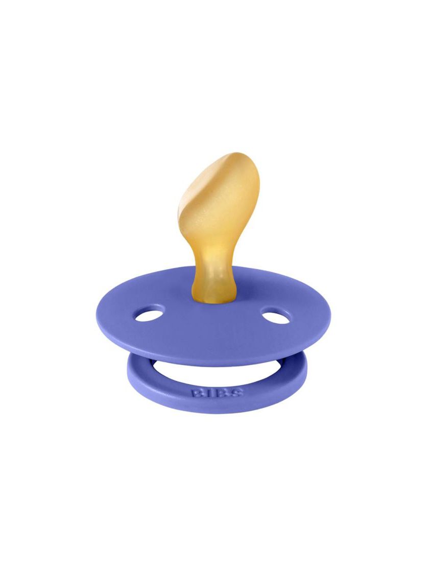 ❤ Соска пустушка BIBS Colour Latex Round (кругла). Колір - Grape. Розмір - 0-6 міс (#5713795275564) ✓ Anna Konvert