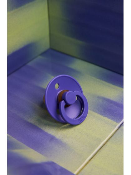 ❤ Соска пустушка BIBS Colour Latex Round (кругла). Колір - Grape. Розмір - 0-6 міс (#5713795275564) ✓ Anna Konvert 2