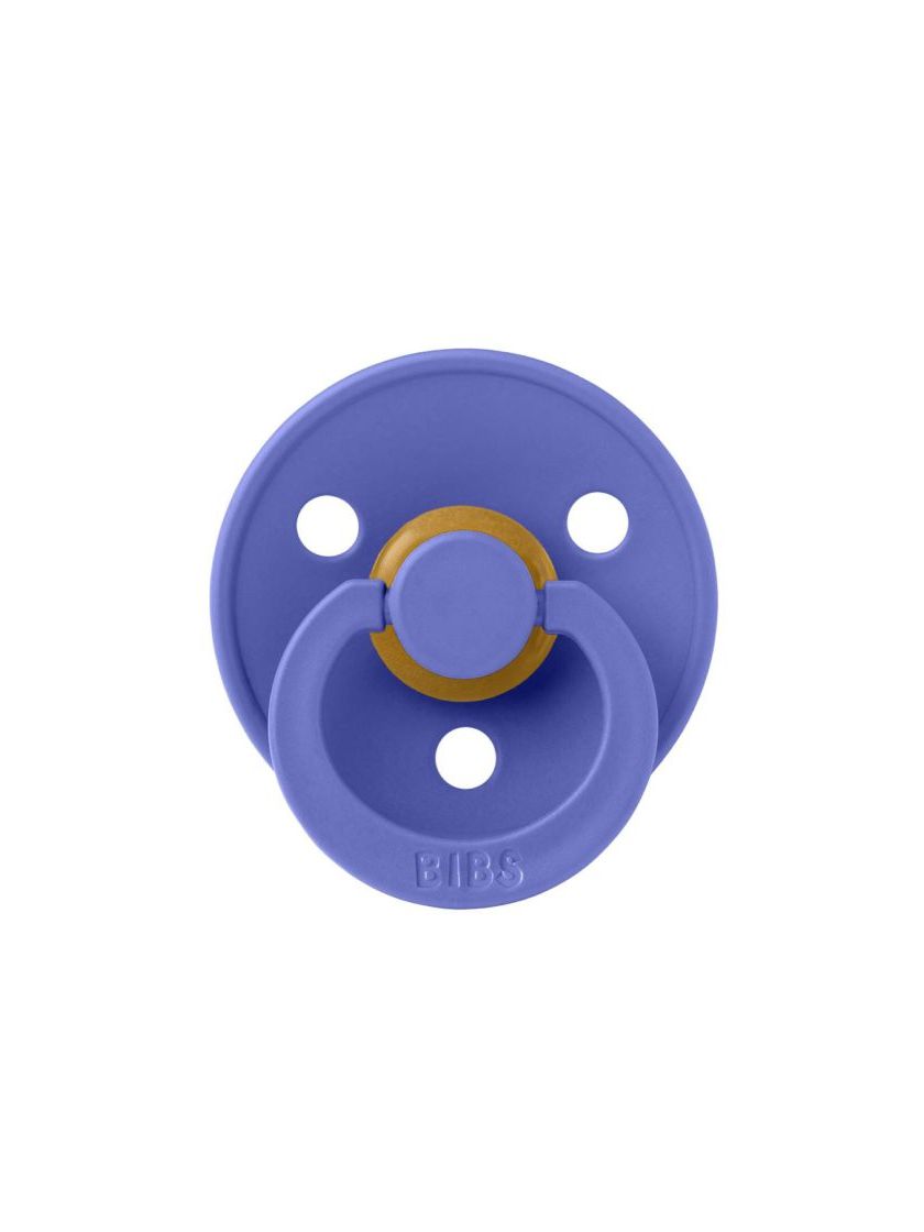 ❤ Соска пустушка BIBS Colour Latex Round (кругла). Колір - Grape. Розмір - 0-6 міс (#5713795275564) ✓ Anna Konvert