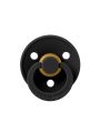 ❤ Соска пустушка BIBS Colour Latex Round (кругла), розмір 18+. Колір - Black (#10089097) ✓ Anna Konvert