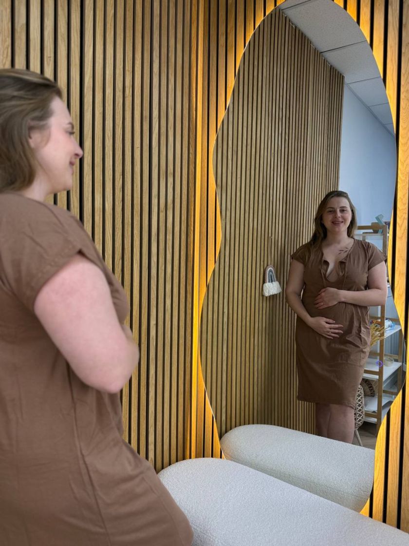 ❤ Сорочка на пологи бавовняна, 46-48р.. Колір - Молочний шоколад (#15912136) ✓ Anna Konvert