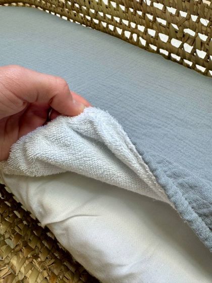 ❤ Простирадло муслін непромакаюче у візочок на гумці. Колір - Сірий однотон (#11967272) ✓ Anna Konvert 2