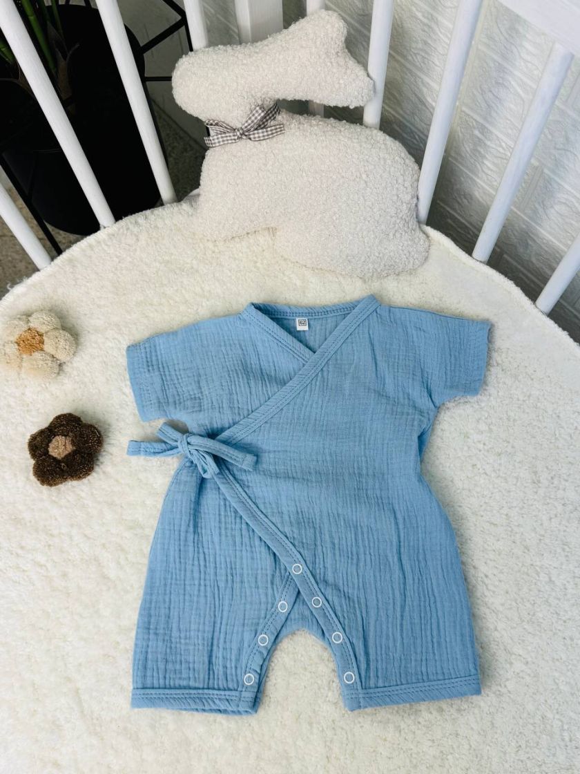 ❤ Муслінове кімоно. Колір - Блакитний. Розмір - 62см (#34662335) ✓ Anna Konvert