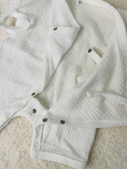 ❤ Муслінове кімоно. Колір - Білий. Розмір - 62см (#74397516) ✓ Anna Konvert 2