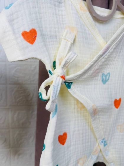 ❤ Муслінове кімоно. Колір - Кольорові серця. Розмір - 68 см (#36405245) ✓ Anna Konvert 2