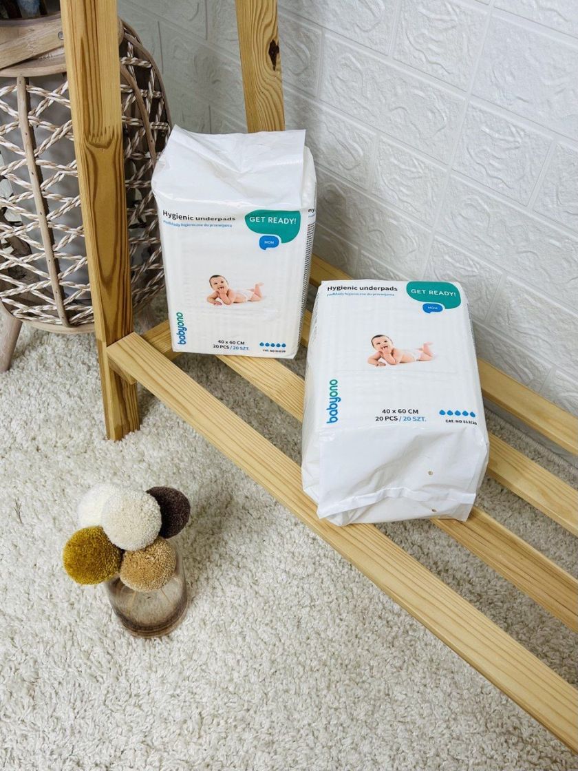 ❤ Гігієнічні пелюшки одноразові (40х60 см.) 20шт BabyOno (#0063) ✓ Anna Konvert