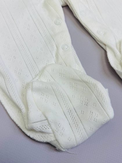 ❤ Чоловічок з перфорацією. Колір - Молочний. Розмір - 62-68р (#947873) ✓ Anna Konvert 2