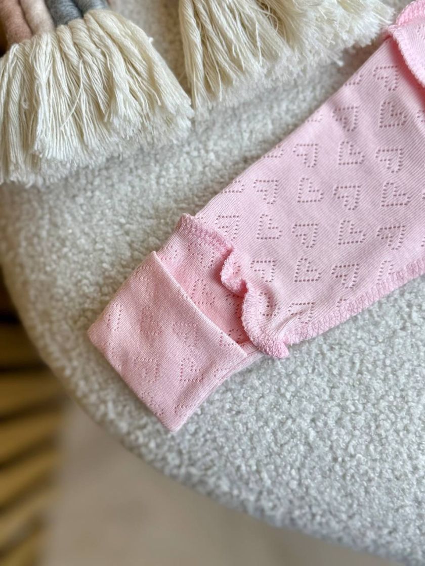 ❤ Чоловічок з перфорацією. Колір - Рожевий. Розмір - 56-62р (#9671699) ✓ Anna Konvert