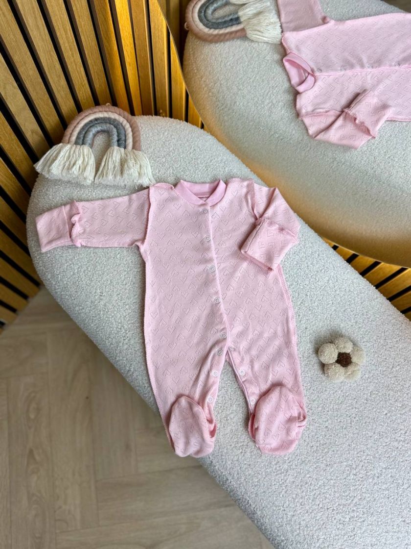 ❤ Чоловічок з перфорацією. Колір - Рожевий. Розмір - 56-62р (#9671699) ✓ Anna Konvert