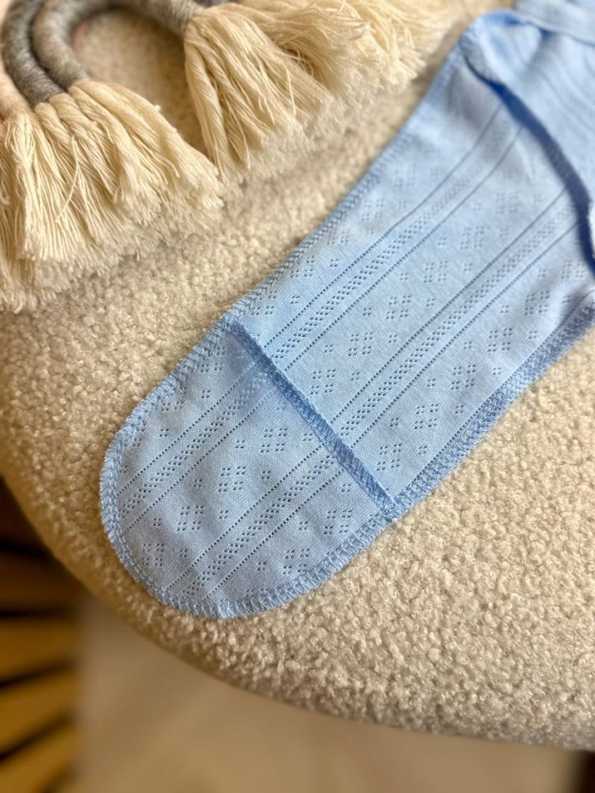 ❤ Комплект 2ка з боді, з перфорацією. Колір - Блакитний. Розмір - 56-62р (#49552722) ✓ Anna Konvert