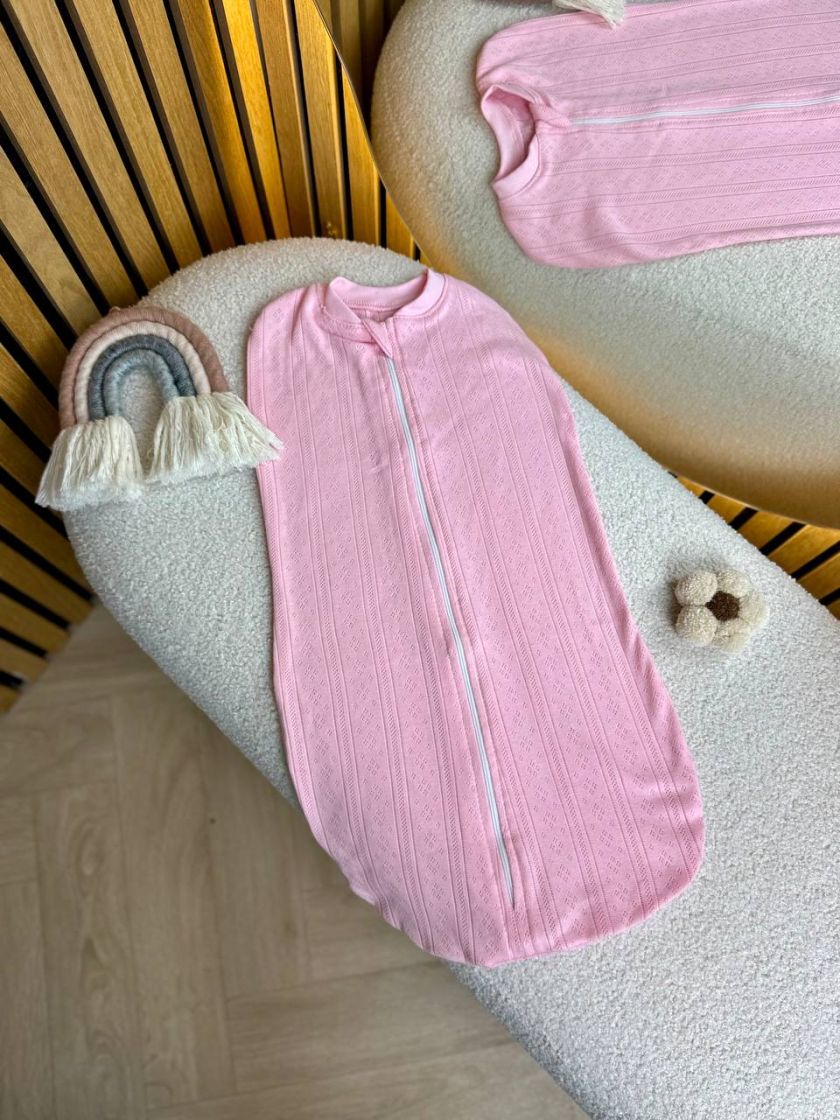 ❤ Пелюшка-кокон, інтерлок, 62р. Принт - Рожевий з перфорацією (#14677833) ✓ Anna Konvert