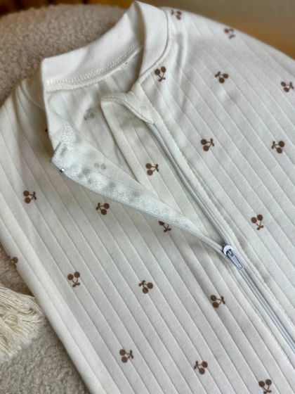 ❤ Пелюшка-кокон, інтерлок, 62р. Принт - Дрібні вишеньки, рубчик (#12072889) ✓ Anna Konvert 2