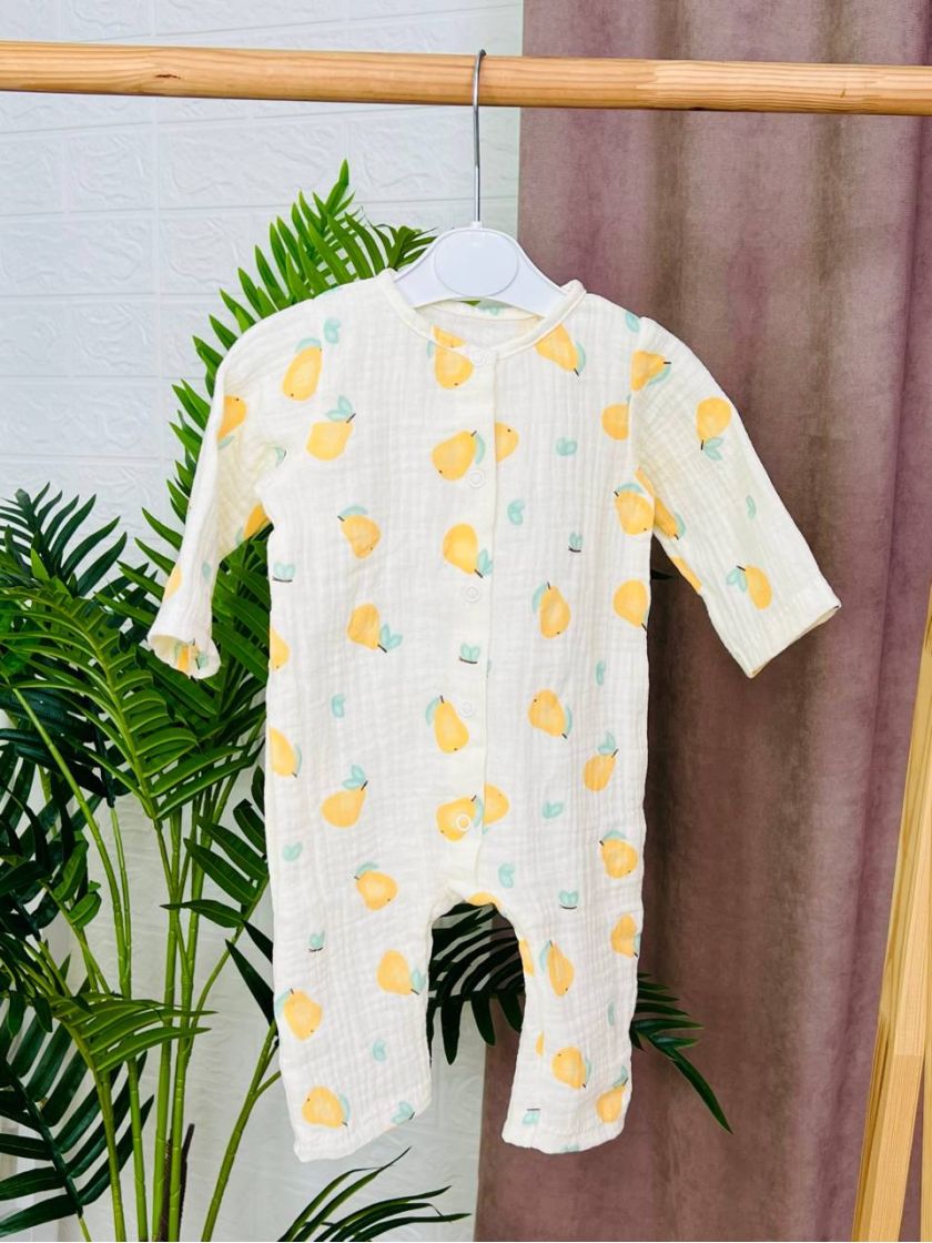 ❤ Чоловічок-пісочник мусліновий, 68 см. Принт - Лимончики (#27193437) ✓ Anna Konvert