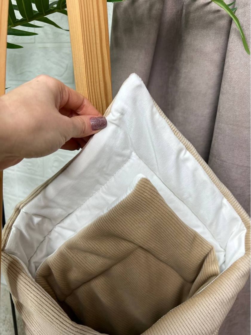 ❤ Демісезонний конверт велюровий в смужку, на бавовні. Колір - Капучіно (#62173058) ✓ Anna Konvert