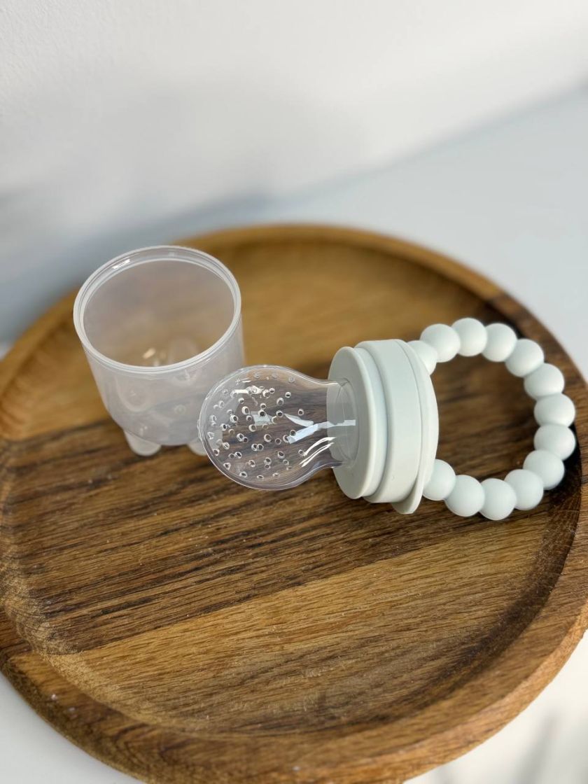 ❤ Силіконовий ніблер для годування "Намистини". Колір - Blue-blush (#86670342) ✓ Anna Konvert