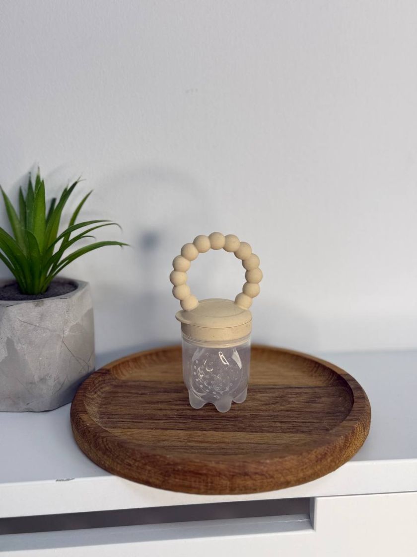 ❤ Силіконовий ніблер для годування "Намистини". Колір - Ivory (#12276337) ✓ Anna Konvert