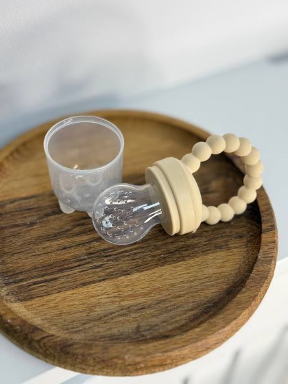 ❤ Силіконовий ніблер для годування "Намистини". Колір - Ivory (#12276337) ✓ Anna Konvert 2