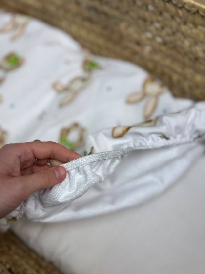 ❤ Простирадло непромакаюче у візочок та подушка. Принт - Зайка в штанцях (#33424650) ✓ Anna Konvert 2