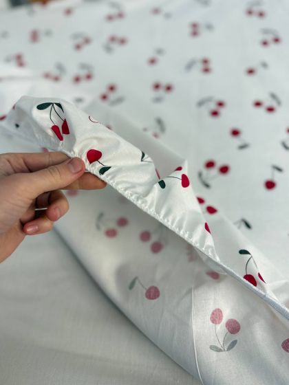 ❤ Простирадло у ліжко, бавовняне 120х60. Принт - Вишеньки (#48397191) ✓ Anna Konvert 2