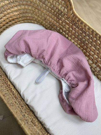 ❤ Простирадло муслін непромакаюче у візочок на гумці. Колір - Пиловий (#64885748) ✓ Anna Konvert 2