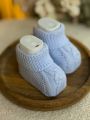 ❤ Пінетки в'язка. Колір - Блакитний. Тип - Звичайний (#78504474) ✓ Anna Konvert