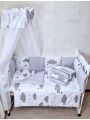 ❤ Набір у ліжко Elite, Bonna. Принт - Місяць, хмаринки, сірий (#46710819) ✓ Anna Konvert