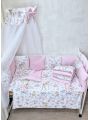 ❤ Набір у ліжко Elite, Bonna. Принт - Олені бембі з трояндами, рожевий (#89682946) ✓ Anna Konvert