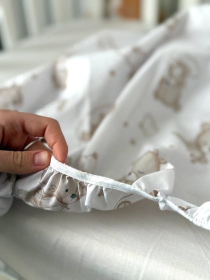 ❤ Простирадло у ліжко, бавовняне 120х60. Принт - Ведмедикі сплячі, невзрачні (#40036102) ✓ Anna Konvert 2