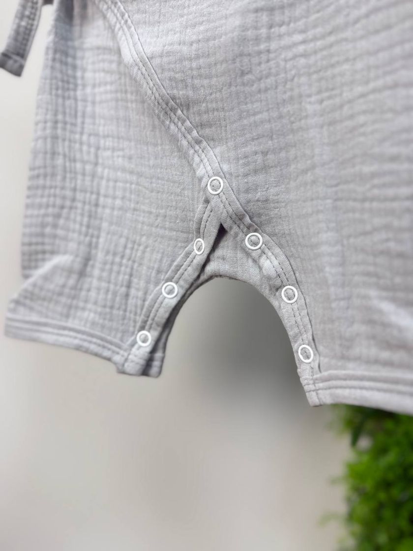 ❤ Муслінове кімоно. Колір - Сірий. Розмір - 68 см (#75531385) ✓ Anna Konvert