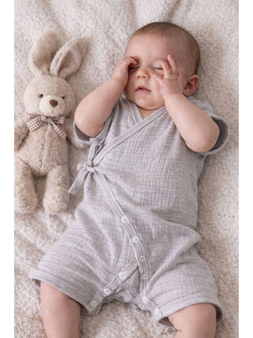 ❤ Муслінове кімоно. Колір - Сірий. Розмір - 68 см (#75531385) ✓ Anna Konvert