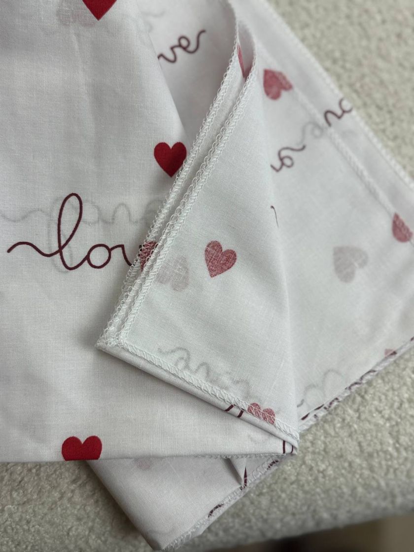 ❤ Пелюшки бавовняні. Принт - Love серця червоні (#76322936) ✓ Anna Konvert