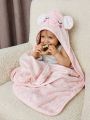 ❤ Рушник-кутик дитячий, 80*80 см. Колір - Рожевий, слоненя (#49190681) ✓ Anna Konvert