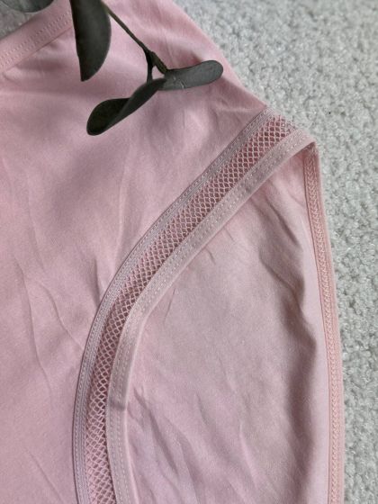 ❤ Труси жіночі. Колір - Персиковий із сіткою. Розмір - 48-50 (#90114562) ✓ Anna Konvert 2