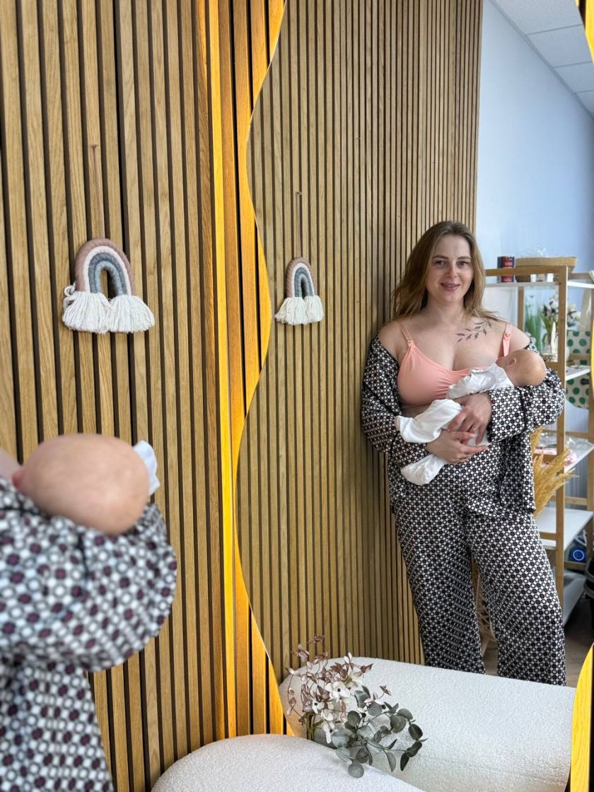 ❤ Бюстгальтер-топ для годування. Колір - Персиковий. Розмір - L (80D) (#68171475) ✓ Anna Konvert