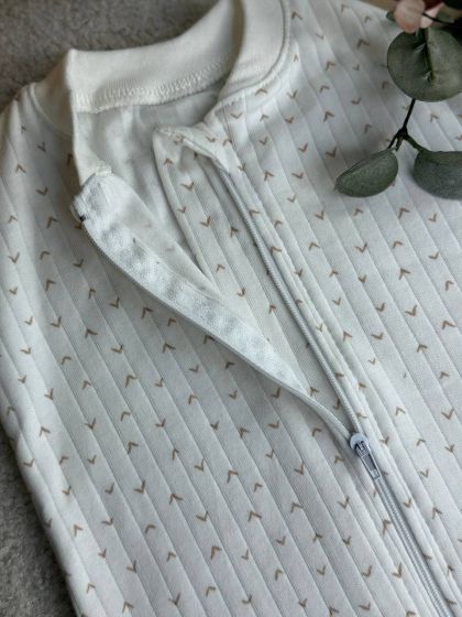 ❤ Пелюшка-кокон, інтерлок, 62р. Принт - Бежеві гачки, рубчик (#63947138) ✓ Anna Konvert 2