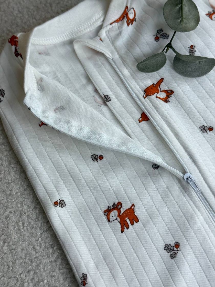 ❤ Пелюшка-кокон, інтерлок, 62р. Принт - Дрібний олень, рубчик (#35956677) ✓ Anna Konvert