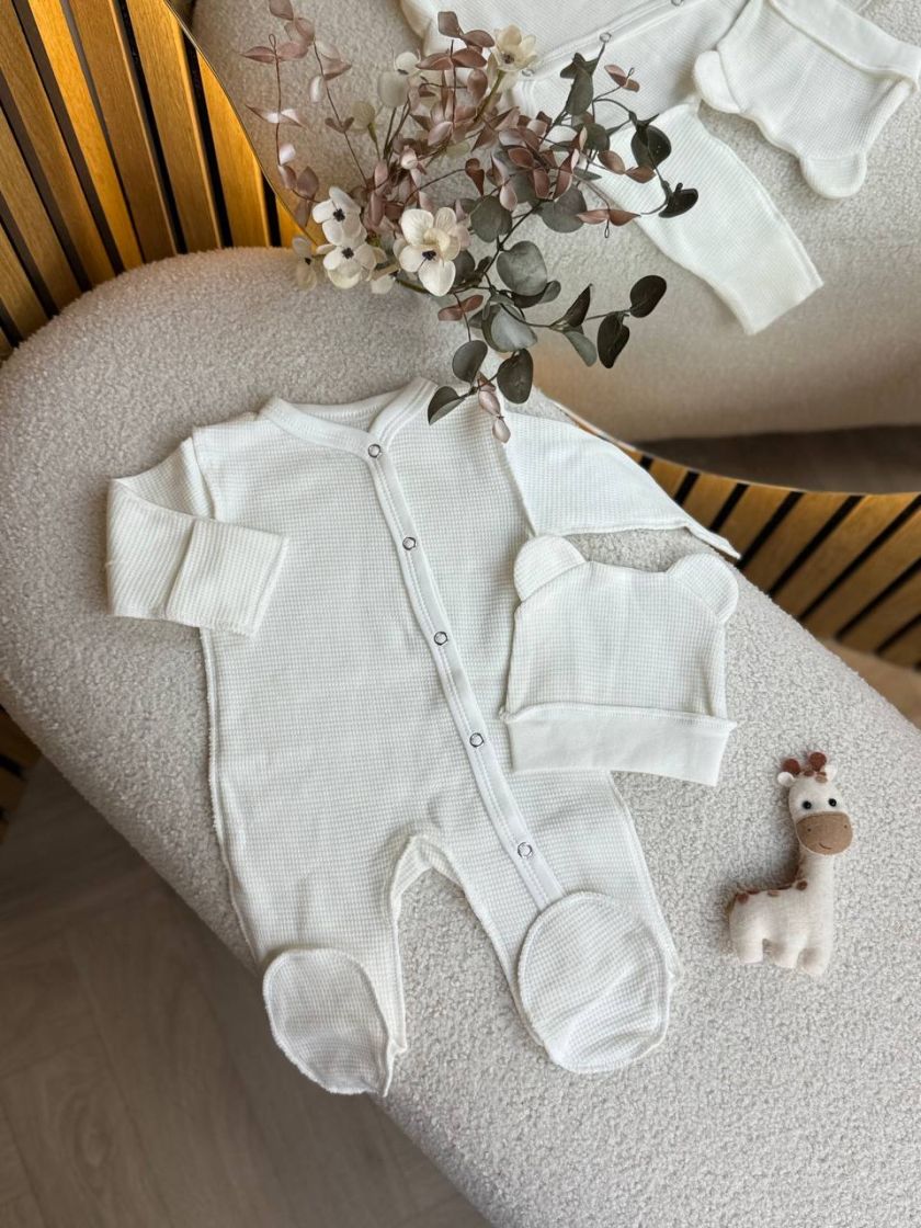 ❤ Чоловічок з шапочкою, вафелька, БО. Колір - Білий (#7501963) ✓ Anna Konvert